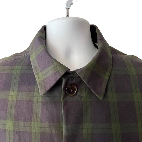 GANT Rugger Cotton Plaid Car Coat Size Small - Picture 13 of 13